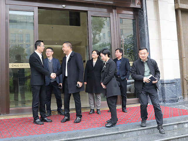 热烈欢迎市科技局辅导一行莅临集团调研领导工作