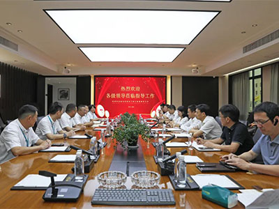 拼经济 促发展！荆州湾新区党工委副书记谢忠诚率队赴集团发展调研督导活动